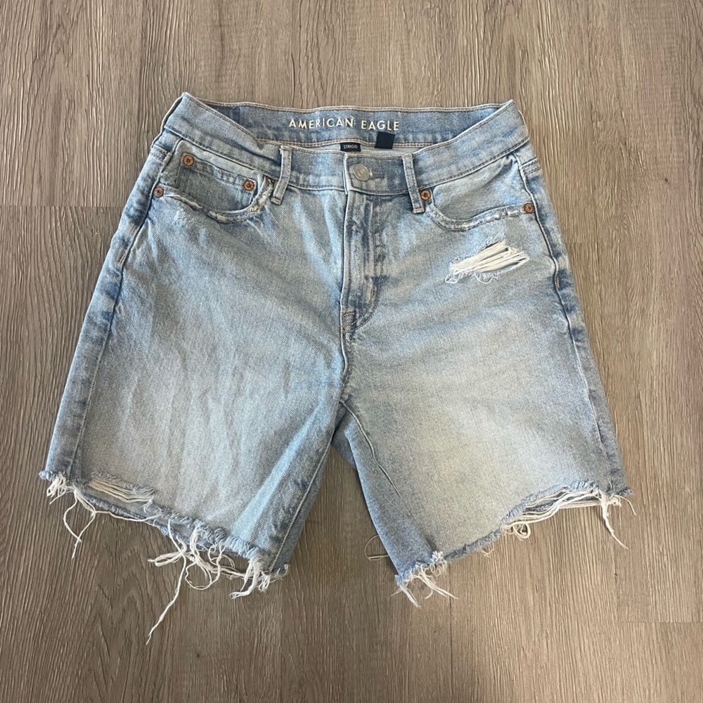 American Eagle Light Blue Denim Jorts